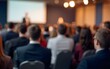 © cui - Blurred background of an audience at a corporate seminar or workshop. High quality