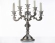 © Bendik - victorian silver candelabra isolated on white background