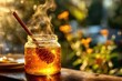© Rabih - Golden Honey In Jar With Steam