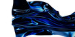 © vegefox.com - Abstract image of a blue fabric with a satin texture, smooth and flowing with light reflections, creating a sense of elegance and movement. Perf