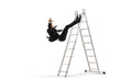 © Ljupco Smokovski - Profile shot of a businessman falling off a ladder