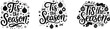 © Tamimkhangeox - Tis the Season Christmas Lettering Vector