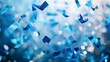 © Farah - Celebrate success with vibrant blue confetti falling, perfect for festive occasions, exciting announcements, and corporate milestones celebrations