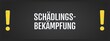 © lhphotos - Schaedlingsbekaempfung (Pest control) - A blackboard illustration with white text.