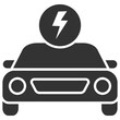 © RiskiAyu - Electric Car Glyph Icon