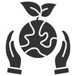 © RiskiAyu - Environment Protection Glyph Icon
