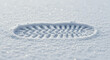 © gabriel - Crisp winter boot print pressed into sparkling snow, capturing the essence of exploration and adventure.