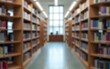 © Lucas - Abstract blurred public library interior space. blurry room with bookshelves by defocused effect. use for background or backdrop in business or education concepts. High quality