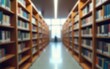 © Mason - Abstract blurred public library interior space. blurry room with bookshelves by defocused effect. use for background or backdrop in business or education concepts. High quality