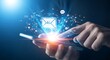 © PASHA - AI-powered email communication on a smartphone for modern business technology