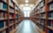 © David - Abstract blurred public library interior space. blurry room with bookshelves by defocused effect. use for background or backdrop in business or education concepts. High quality