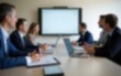 © Thomas - people in a conference room volontary blurred background concept. High quality