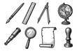 © 4Max - Vintage education and exploration tools in detailed engraving style