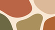 © The blitz - Abstract earthy tones background, organic shapes in terracotta, tan, beige, and olive green