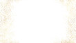 © Ahadul Hasan - golden  glitter particle sparkle border on transparent background