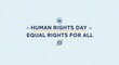 © PadmaRodha - Celebrate Human Rights Day with powerful visuals promoting equal rights for all people across the globe, build awareness with this impactful banner