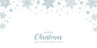 © krissikunterbunt - christmas snowflake border isolated vector illustration