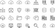 © vectorcorp - Hand Drawn Doodle Cloud Computing  IT Icons Set. Network, Data, Server, Security, and Storage Technology Sketches.