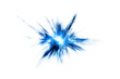 © Masud - Dynamic blue and white energy burst abstract frozen ice explosion