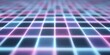 © ryker - Neon grid floor glow retro technology background futuristic tile pattern luminous pastel lights vibrant atmosphere