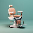 © Werayut - vintage barber chair, isolated background.