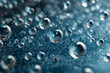 © tynza - Artistic macro shot of water droplets symbolizing clean nuclear energy, eco-friendly theme