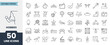 © MochamadIman - Hobbies line icons set with editable stroke. Containing photography, sports, traveling, yoga, dancing, cooking, painting and more. Vector illustration