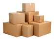 © Jrdesign0 - cardboard box warehouse mockup, png file of isolated cutout object with shadow on transparent background.
