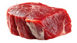 © Innovative Shots - Raw beef meat showing fresh red steak cut with natural texture and uncooked protein food ingredient detail isolated on white background
