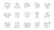 © ~ Bitter ~ - Business web icons. Thin outline signs and symbols. Commercial activities, finance, finance concept