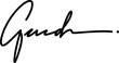 © Rahul - Signature handwritten black and white autograph gundh calligraphy art eps silhouette