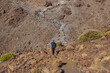 © Xalanx - Hiker with backpack on a trail towards Pico Viejo