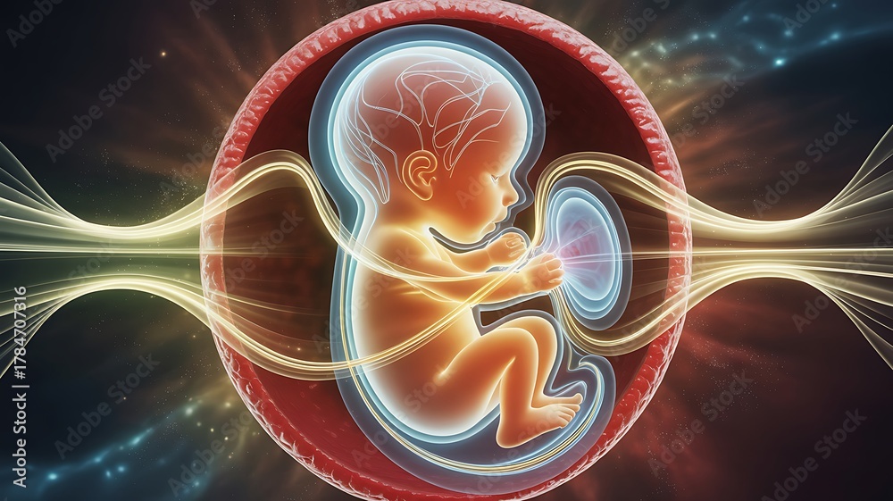 Prenatal Baby Development Womb Anatomy Educational Medical Research ...