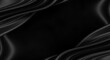 © Ali Designer - Black Silk Fabric Waves Background image photo