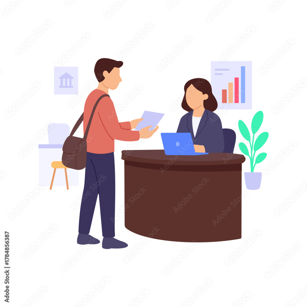 Bank Account Setup, opening new personal or business account Stock ...