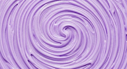  Luxurious lavender swirl texture with subtle shimmer, perfect for beauty product backgrounds and cosmetic advertising.
