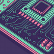 © Md - circuit board background