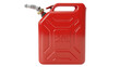 © Stock Haven - Bright red fuel canister for gasoline storage and emergency preparedness