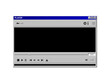 © sautb - Vintage Windows video player interface featuring retro playback controls, nostalgic design layout, and classic old-school UI elements perfect for multimedia-themed digital artwork projects.