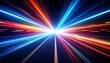 © Anjay - Vibrant lines of light converging to a bright point