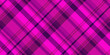 © SolaruS - Fashioned pattern check fabric, marketing plaid background texture. Contrast tartan seamless textile vector in bright and pink colors.