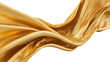 © Maestro - Flowing golden fabric with ribbed texture and soft folds