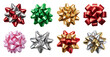 © Rawpixel.com - PNG Colorful festive gift bows assortment, element set on transparent background