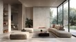 © AI-Chitect - Modern Living Room Minimalist Alabaster Japandi Italian Style Vibrant Accents Crisp Details Elegant Design Luxurious Ambiance Sophisticated Appeal (AI-Generated)