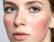 © Kiki - Close-up Portrait of a Woman with Rosacea and Redness.