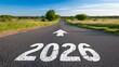 © Phatcharee - Future road ahead journey to 2026 open highway landscape clear skies inspirational vision
