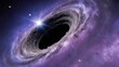 © RizzKing - Cosmic Vortex - A Captivating Depiction of a Black Hole in Space.