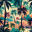 © azadhossain - palm trees background