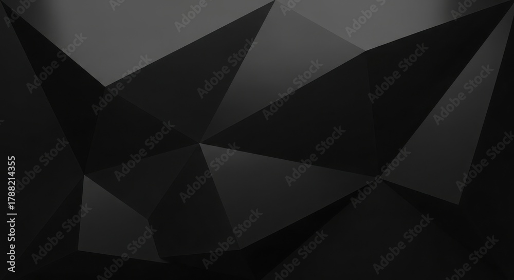 Modern abstract geometric background with sharp angles and deep shadows ...