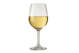 White wine in a clear glass, a refreshing alcoholic drink for celebrations and fine dining, transparent background